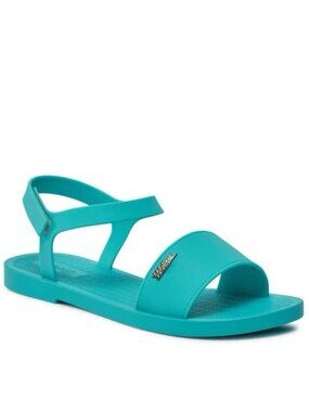 Melissa Sun Laguna Sandals Turquoise blue Adjustable waterproof chic US 9 EU 39